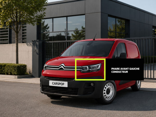 Phare avant gauche pour Berlingo 2018